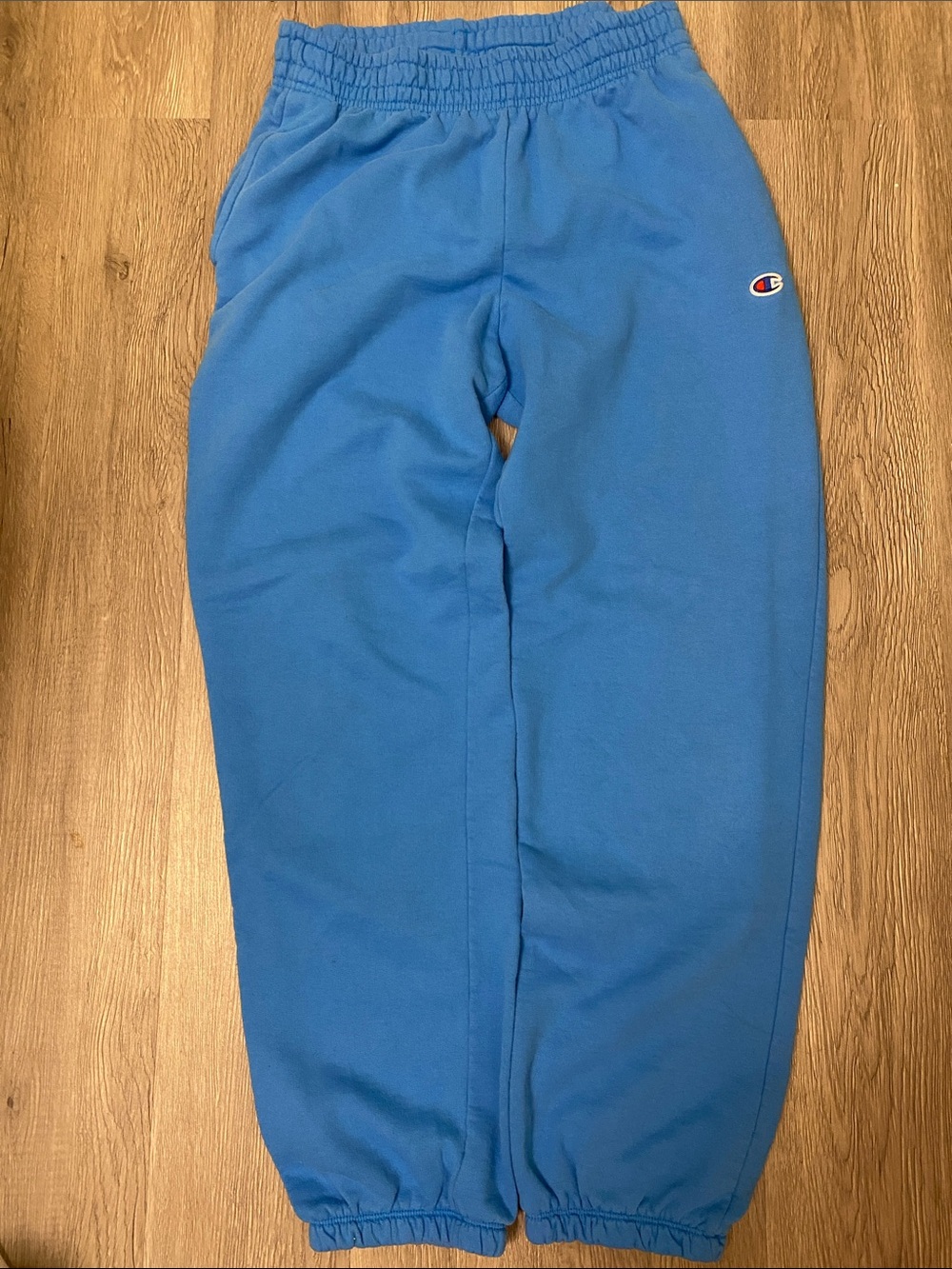 Champion Kids Royal Blue Elastic-Cuff Sweatpants